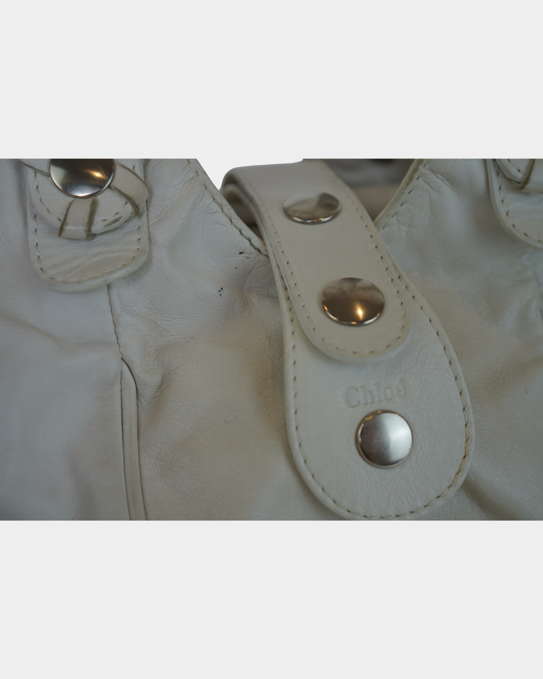 Chloé Silverado Cream Shoulder Bag