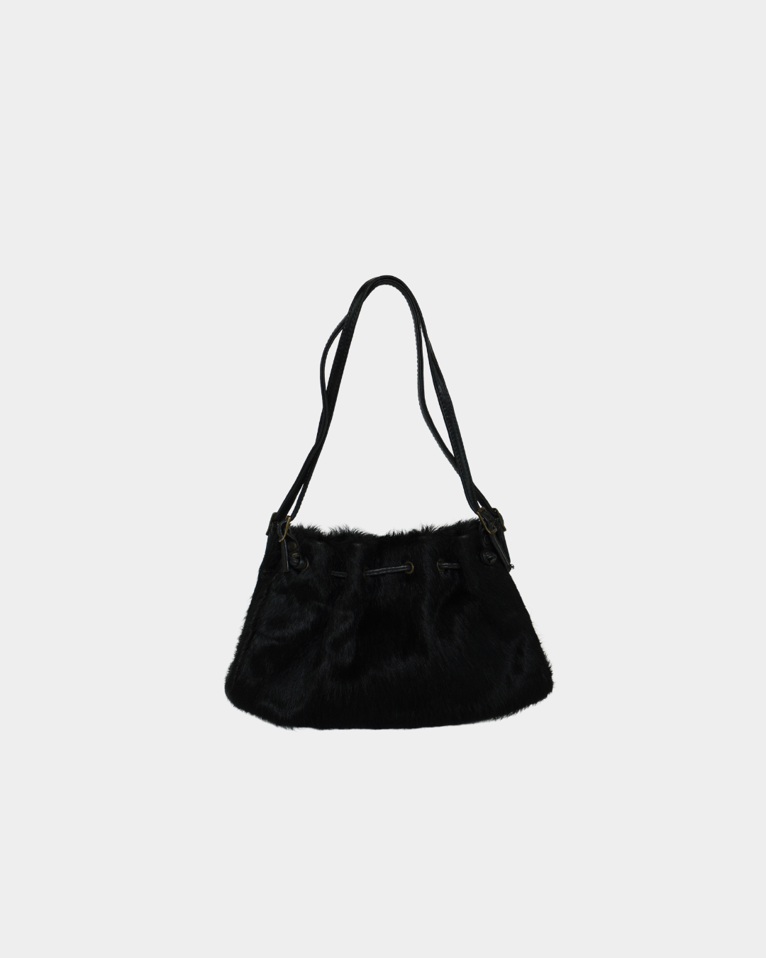 Black Pony hair Shoulder Bag