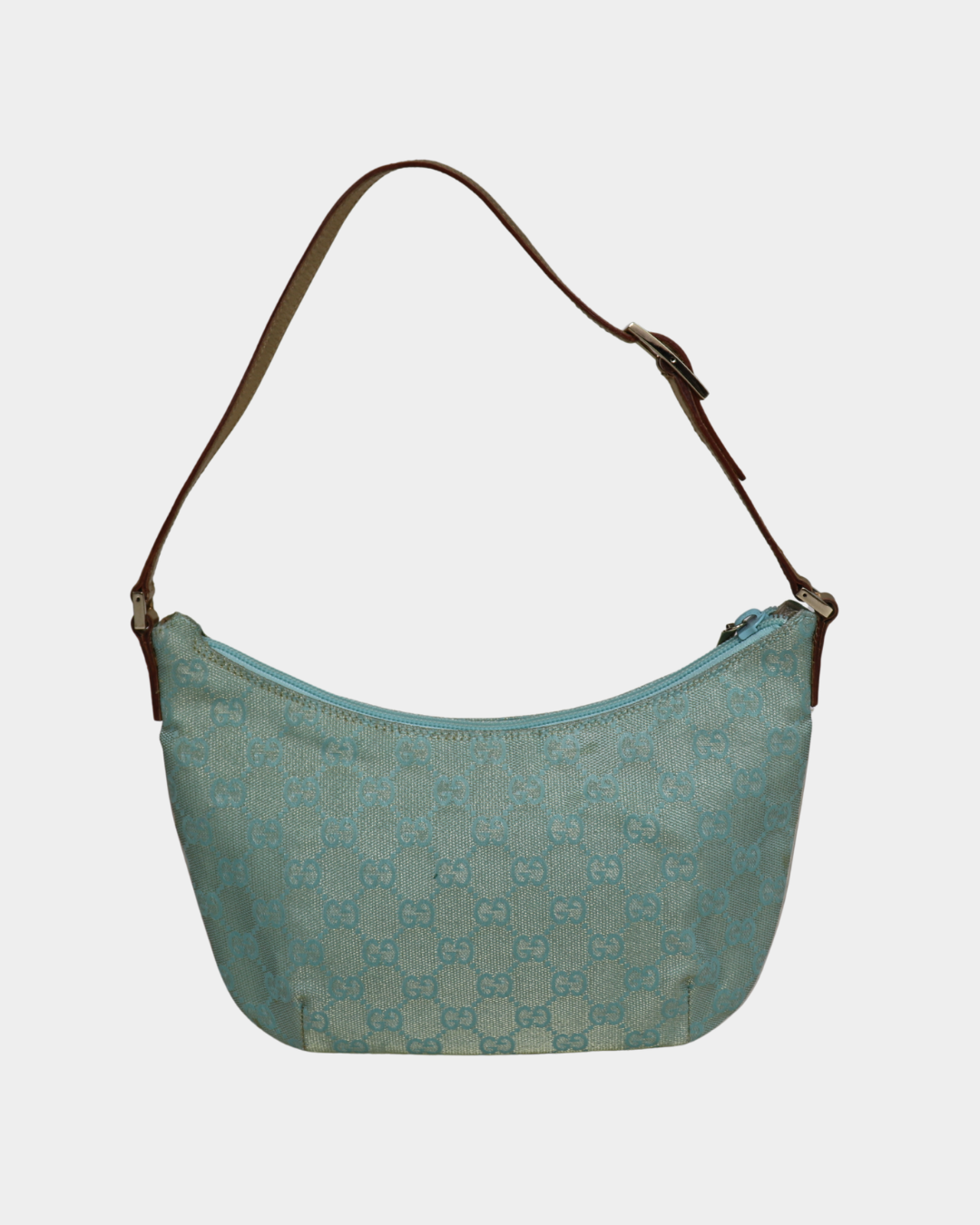 Gucci Iridescent Baby Blue Monogram Shoulder Bag