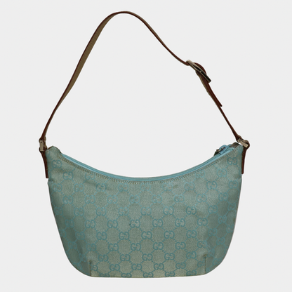 Gucci Iridescent Baby Blue Monogram Shoulder Bag