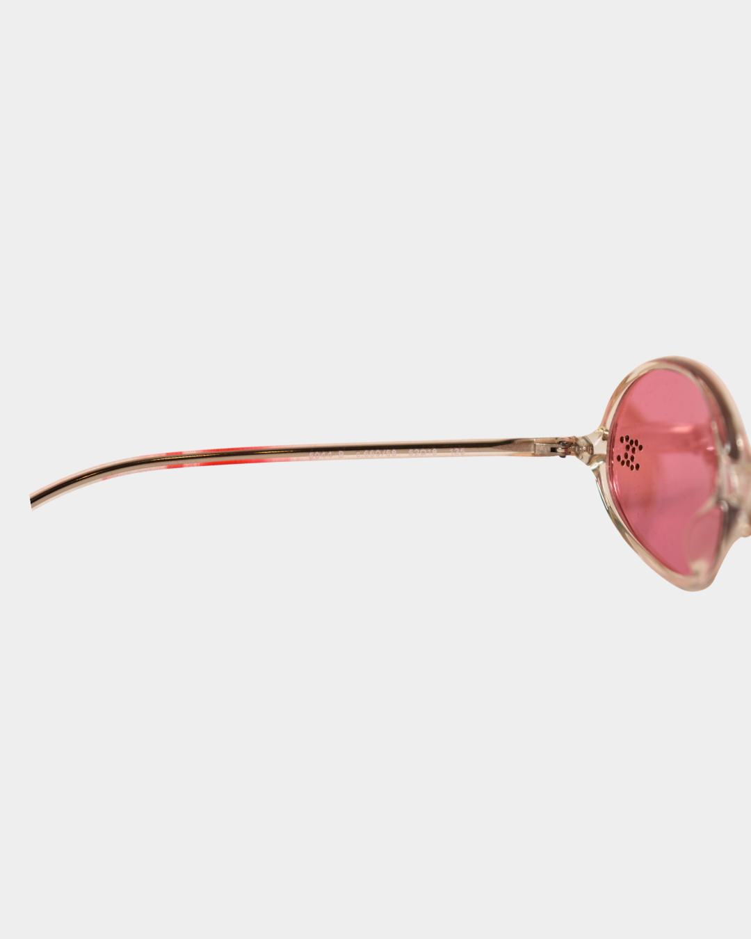 Chanel 2000s Rhinestone CC Oval Sunglasses