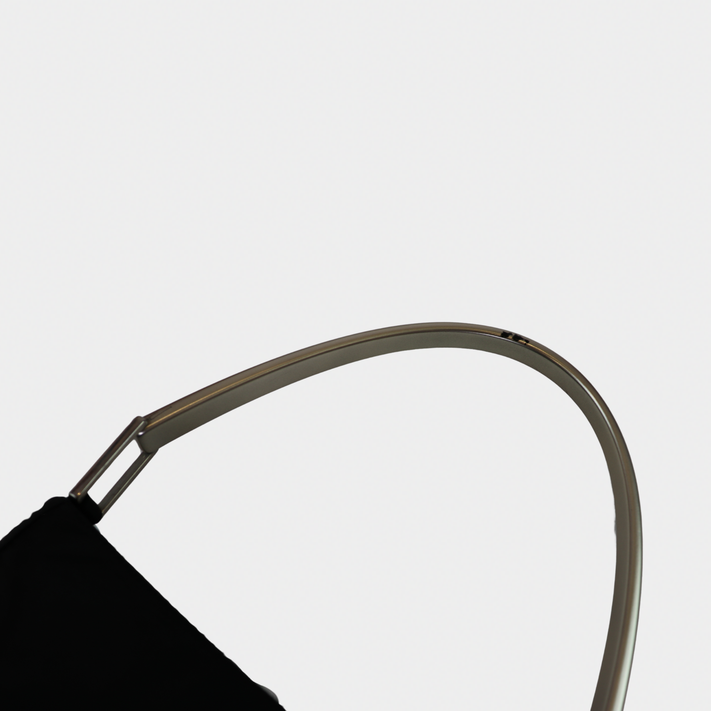 Prada Nylon Silver Acrylic Strap Shoulder Bag