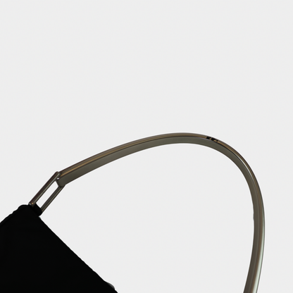 Prada Nylon Silver Acrylic Strap Shoulder Bag