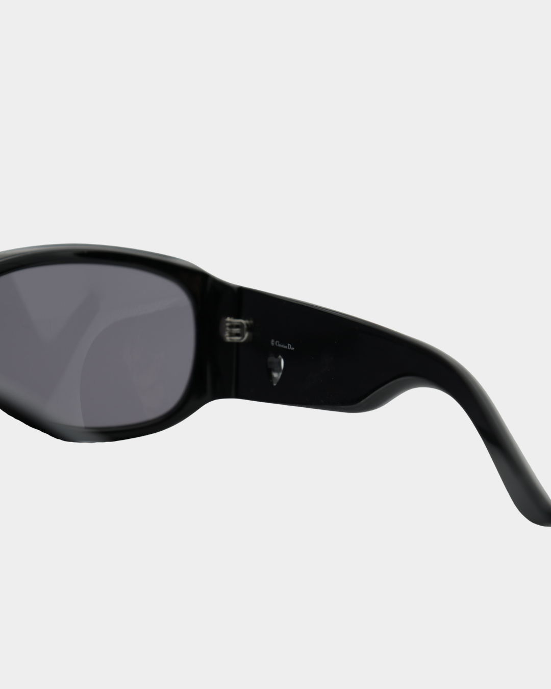 Dior Heart Cut Out Logo Sunglassses