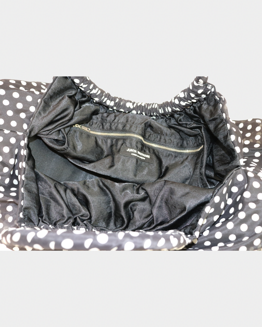 Comme des Garcons Junya Watanabe Polka Dot Chiffon Tote Bag