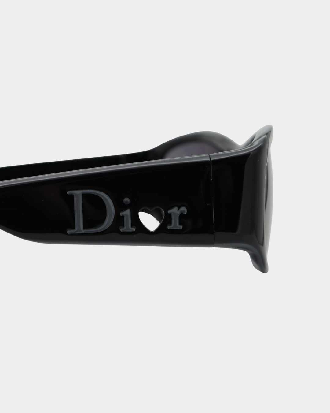 Dior Heart Cut Out Logo Sunglassses