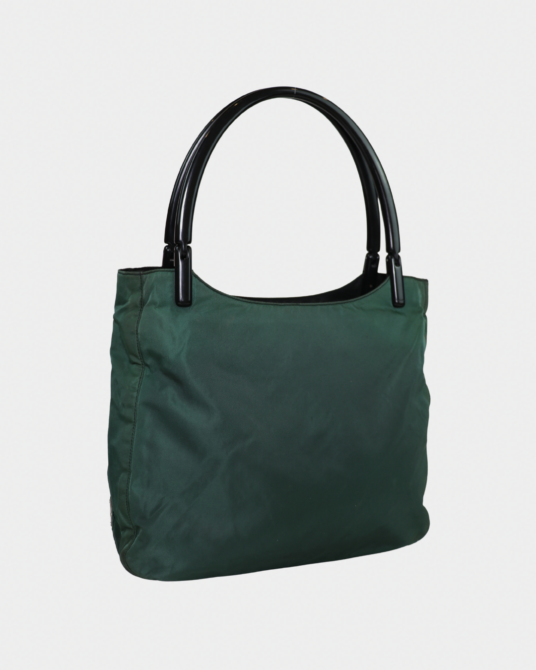 Prada Nylon Tote with Acrylic Handles