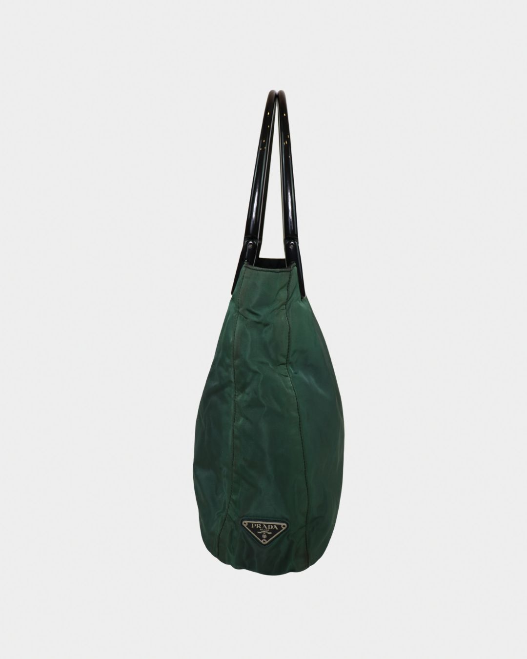 Prada Nylon Tote with Acrylic Handles