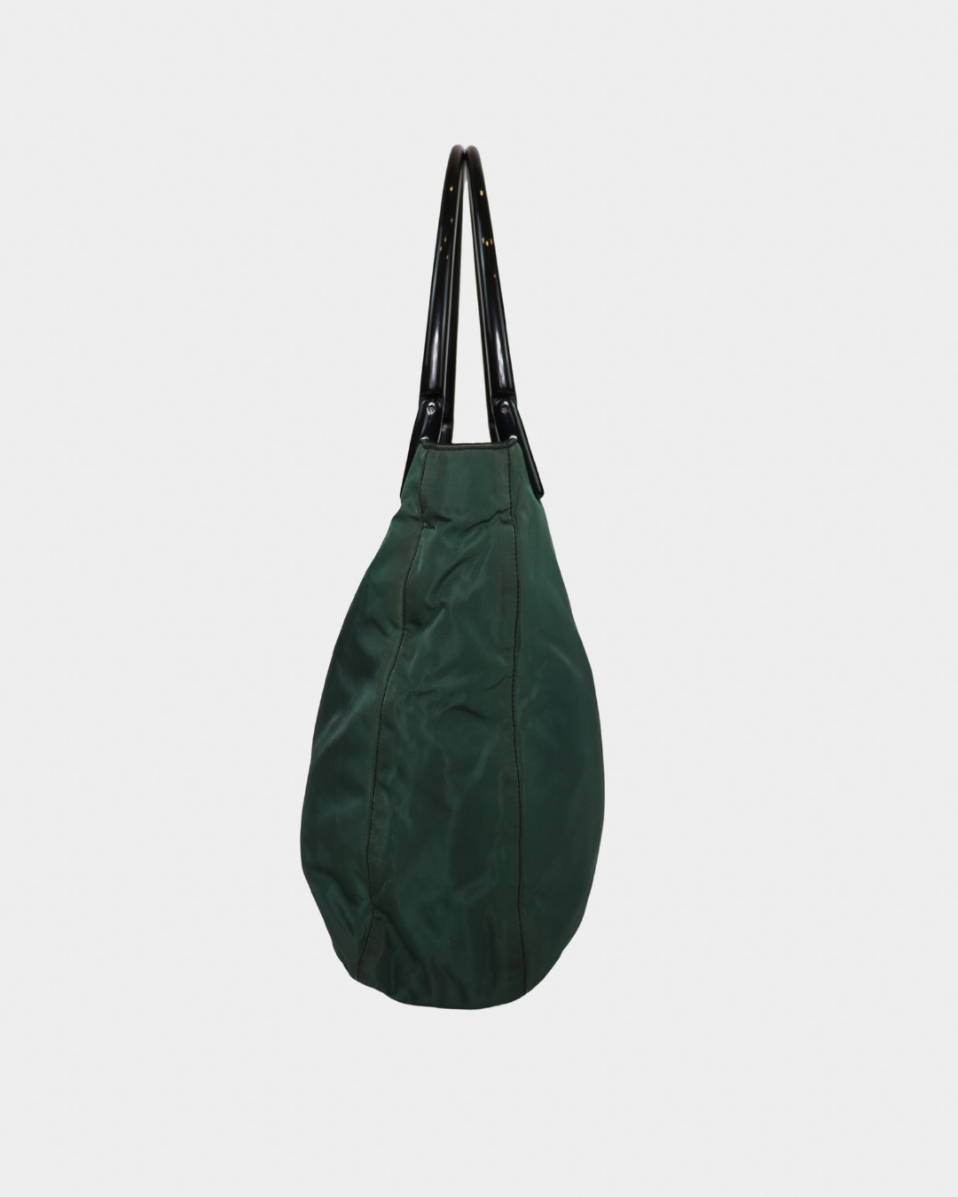 Prada Nylon Tote with Acrylic Handles