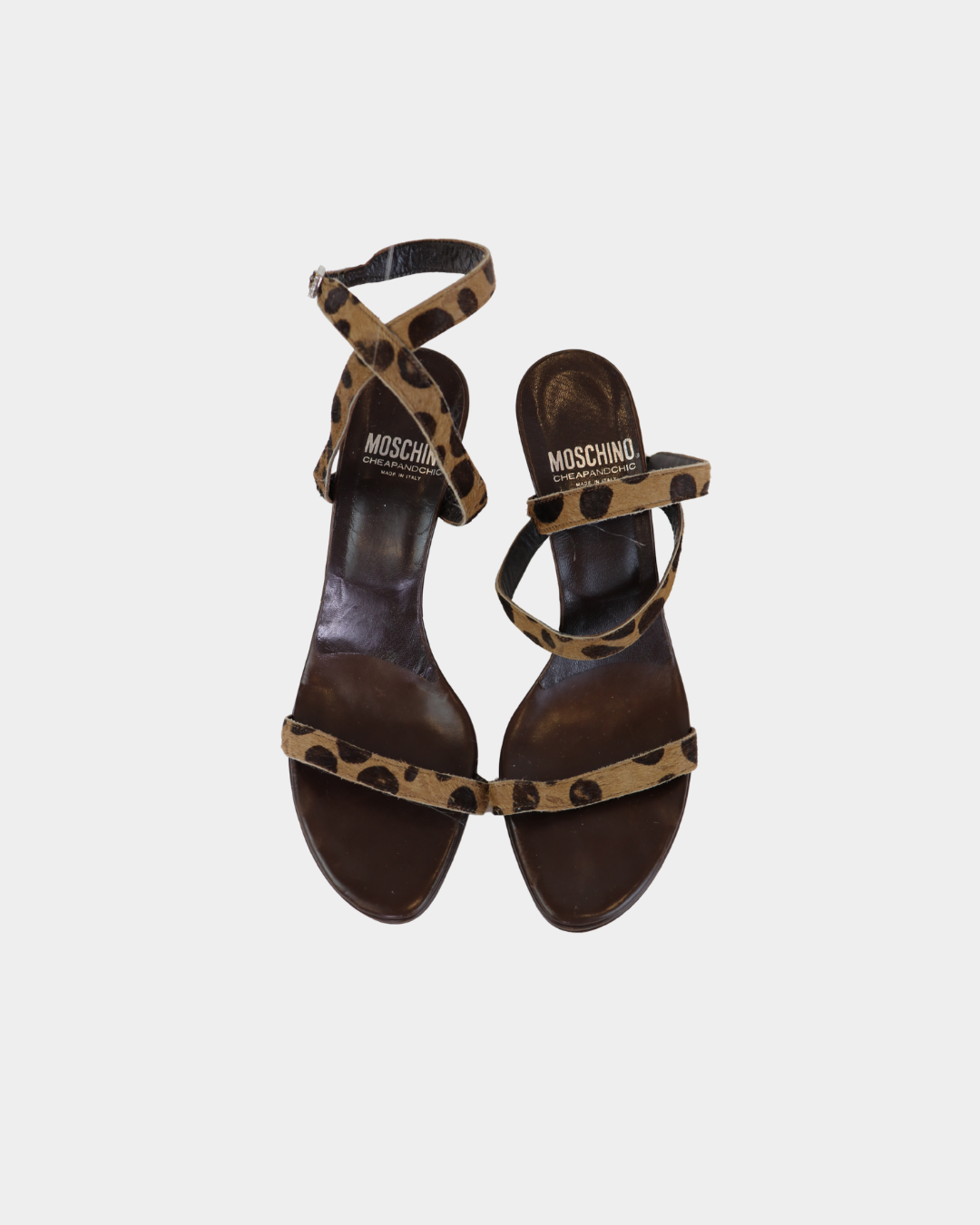 Moschino Pony Hair Heels