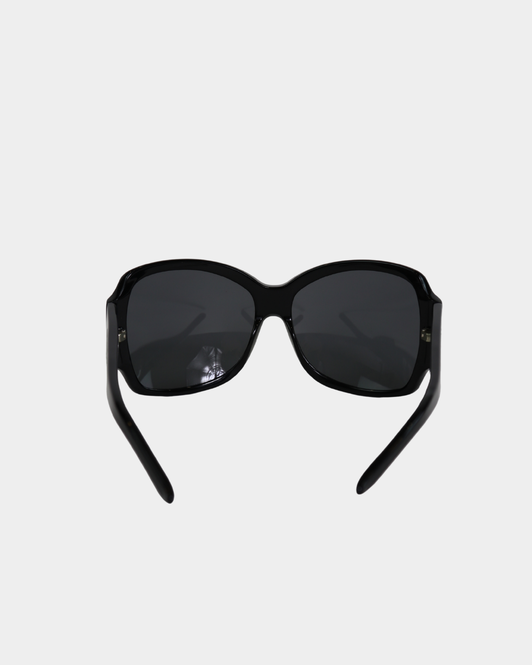Miu Miu Black Cutout Logo Sunglasses