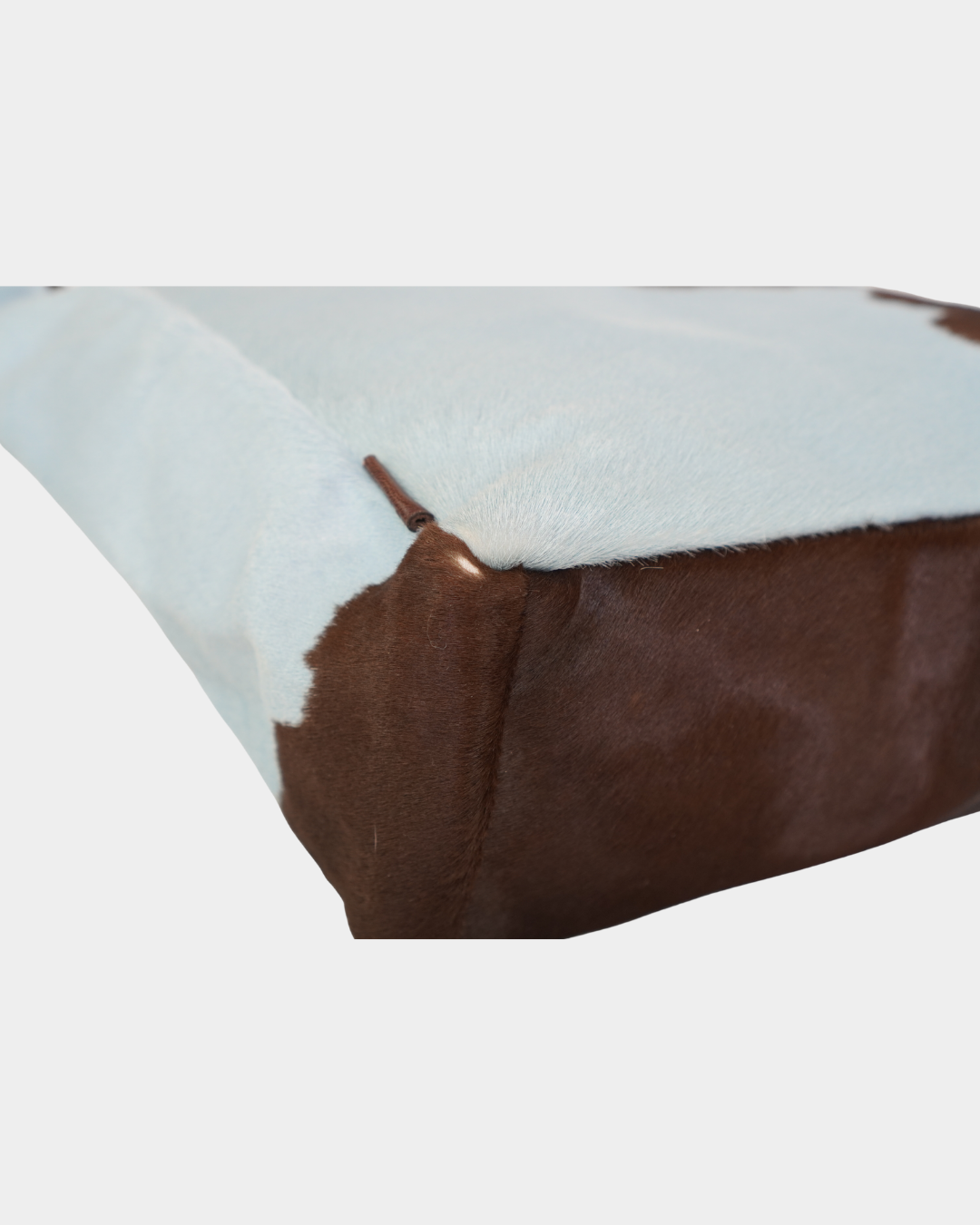 Blue Cow Print Pony Hair Bag