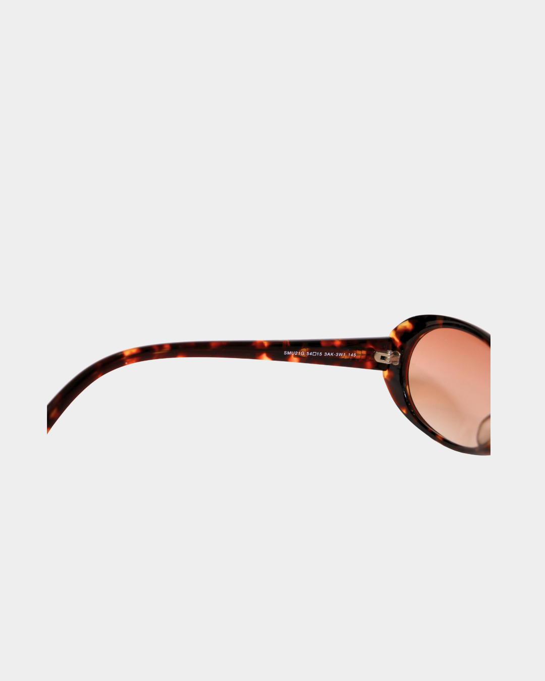 Miu Miu Tortoise Crystal Logo Sunglasses