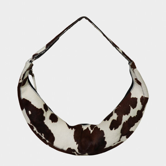 Archival Miu Miu Pony Hair Cresent Bag