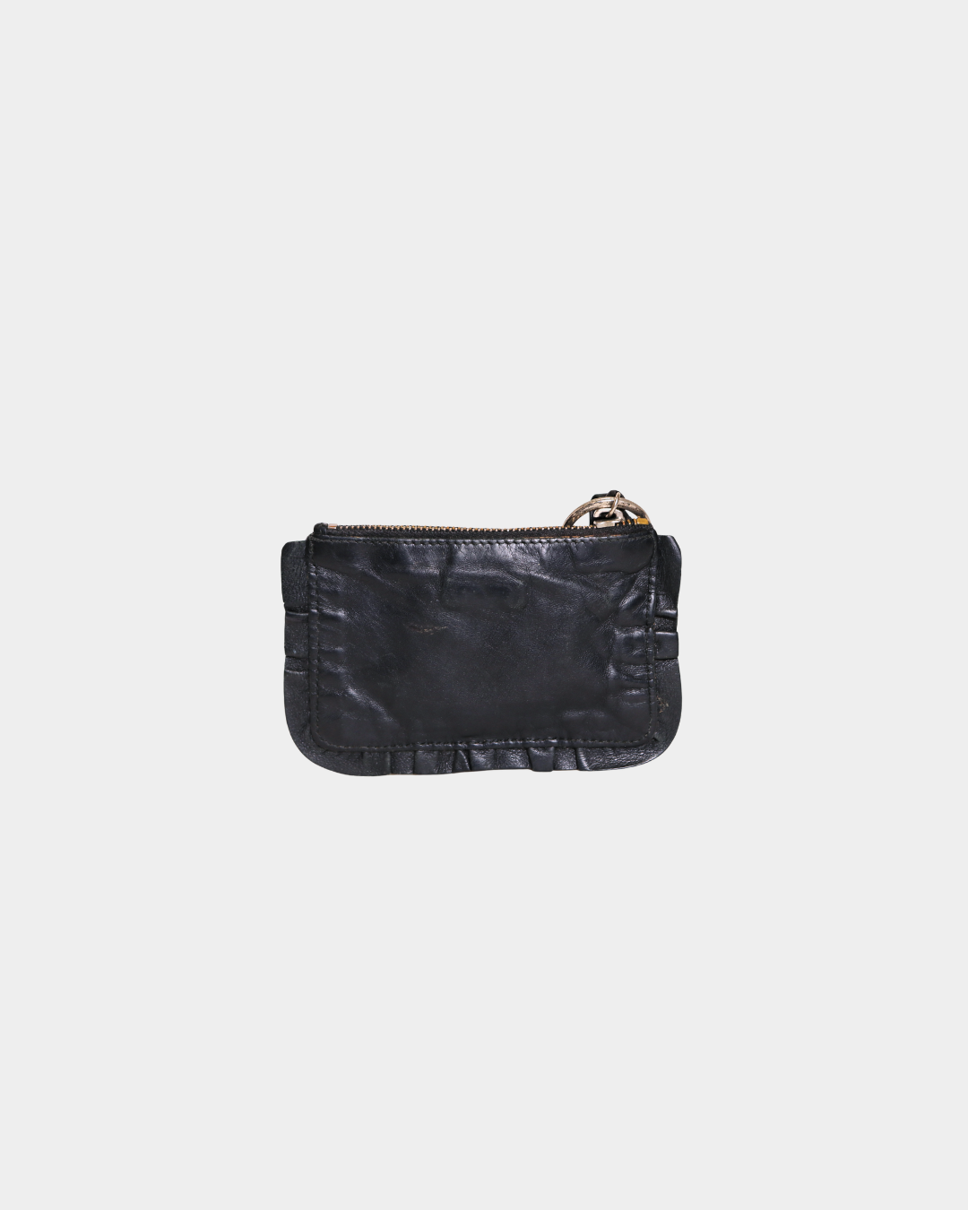 Miu Miu Ruffle Card Holder Key Pouch
