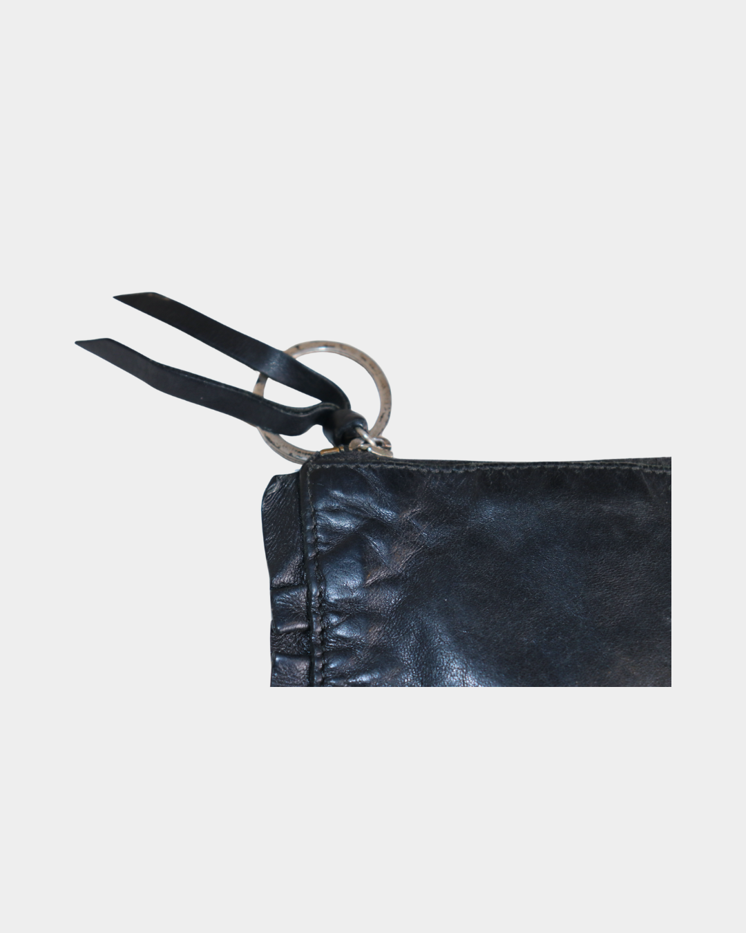 Miu Miu Ruffle Card Holder Key Pouch