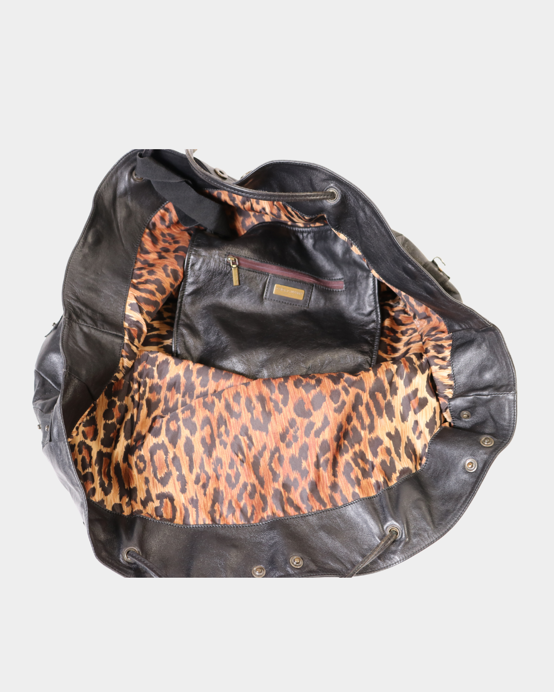 Dolce & Gabbana Black Metal Snap Tote Large