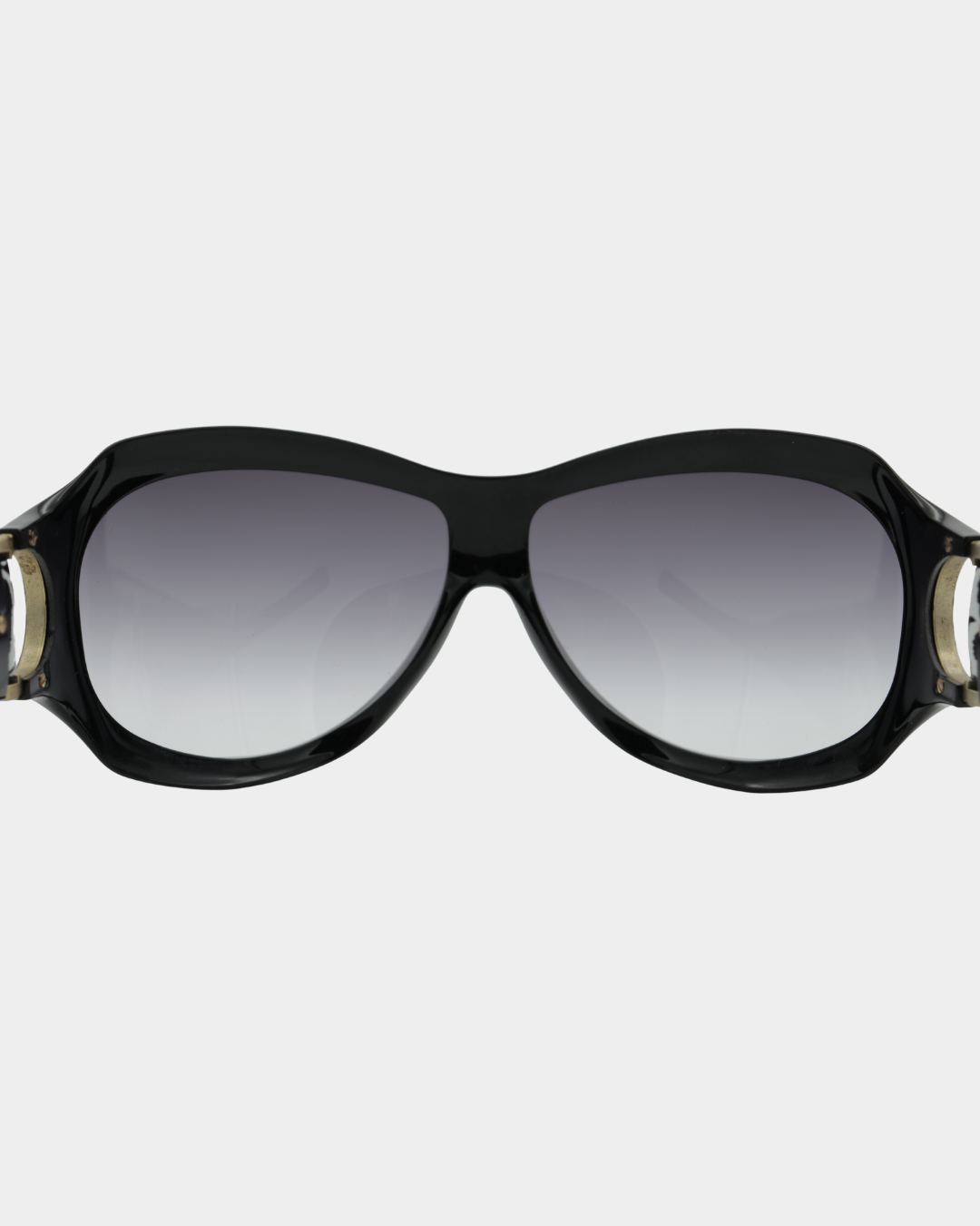 Gucci Horsebit Zebra Accent Shield Sunglasses