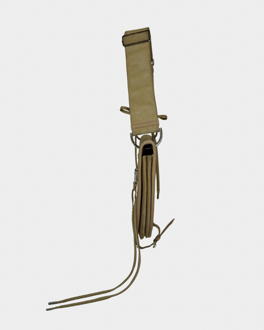 Dior Beige Suede Admit It Shoulder Bag