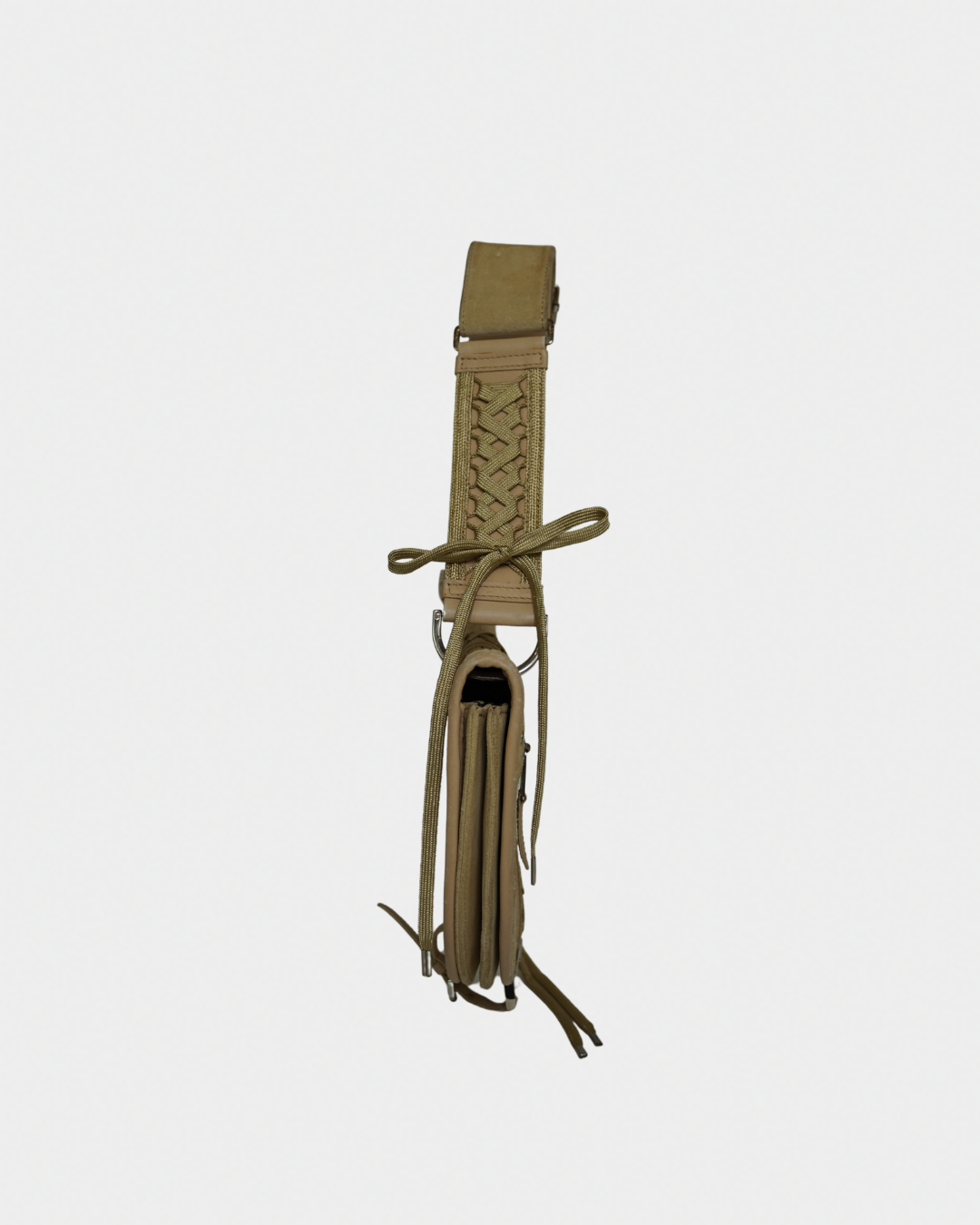 Dior Beige Suede Admit It Shoulder Bag