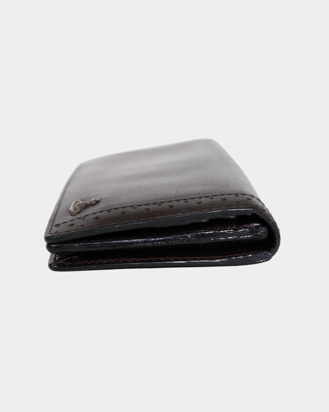 Vivienne Westwood Brown Leather Orb Wallet