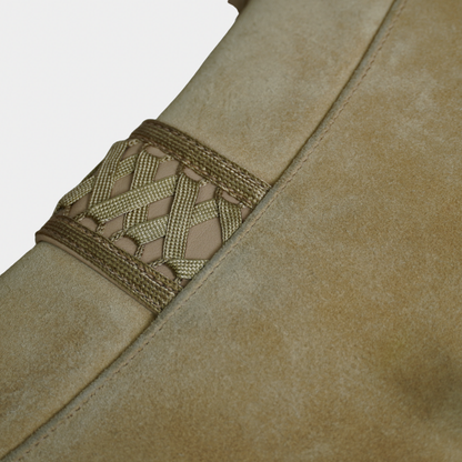 Dior Beige Suede Admit It Shoulder Bag