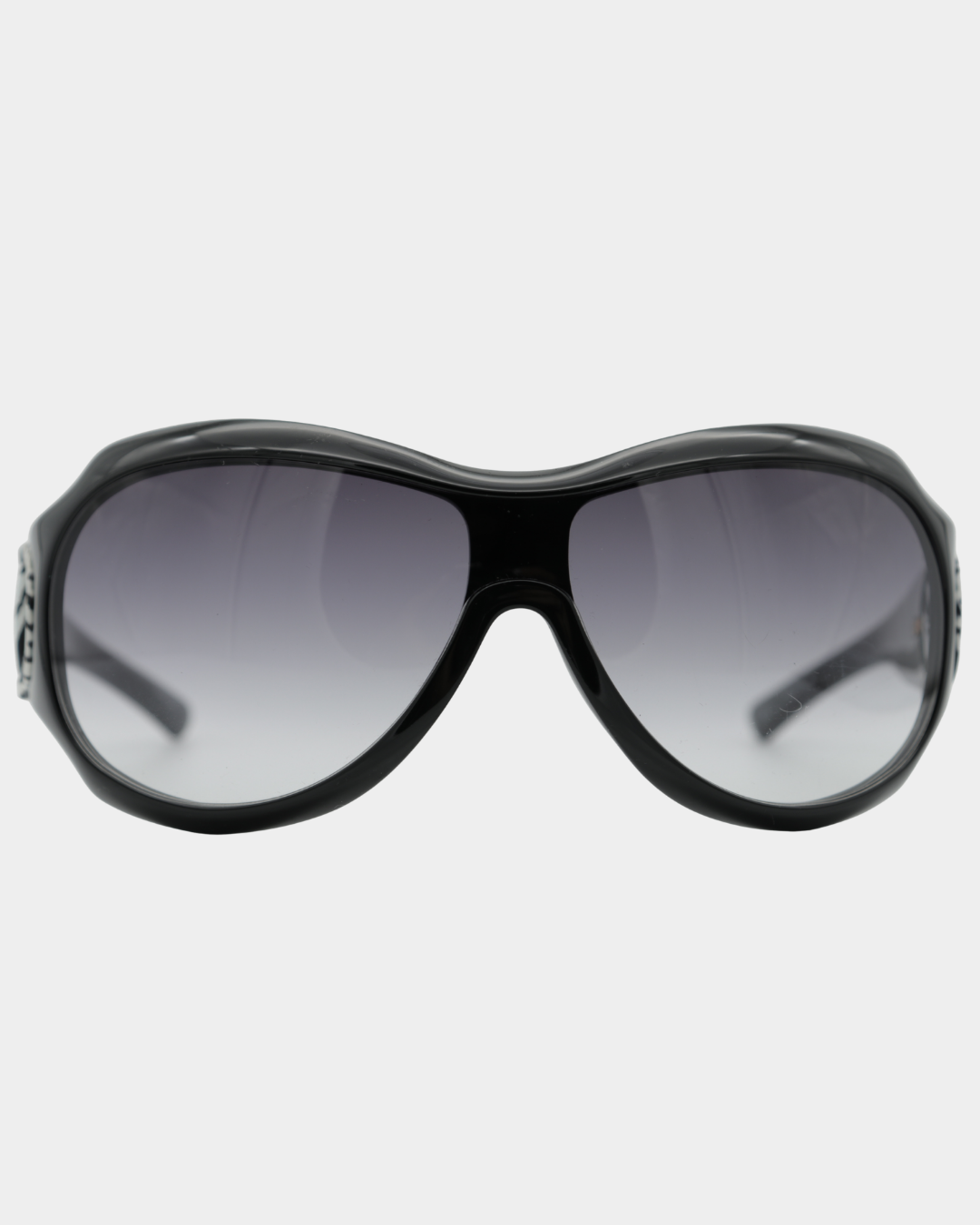 Gucci Horsebit Zebra Accent Shield Sunglasses
