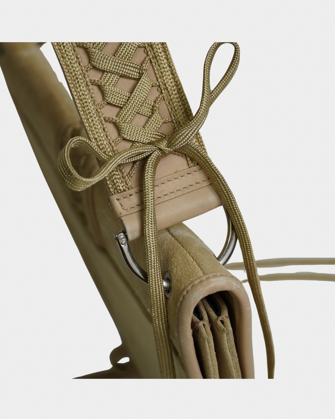 Dior Beige Suede Admit It Shoulder Bag