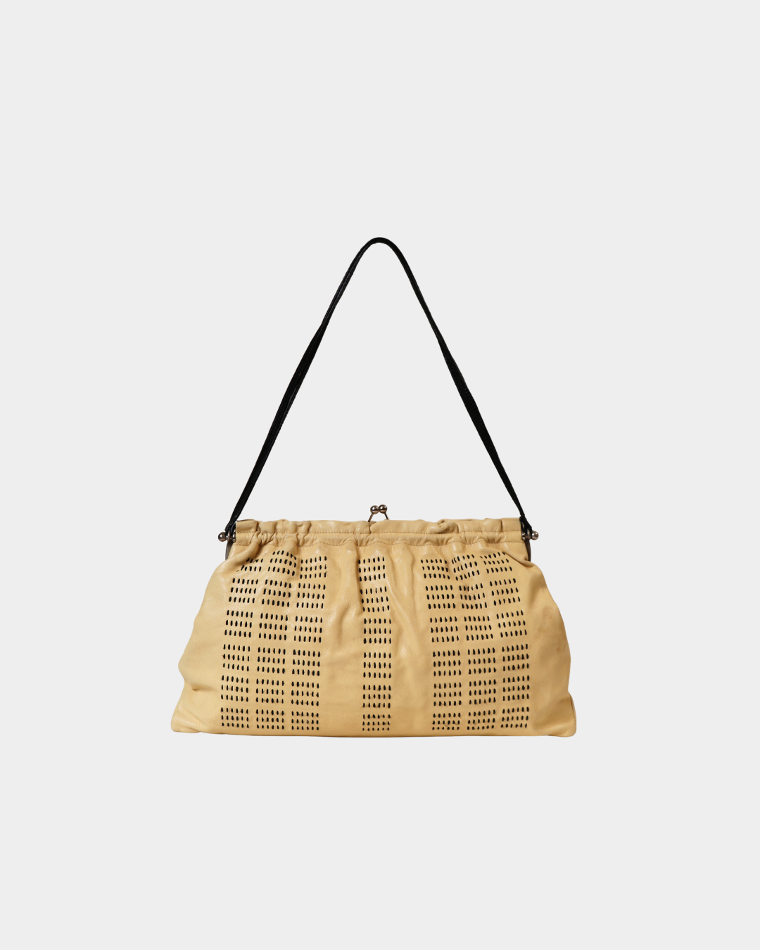 Miu Miu Cream Kisslock Bag