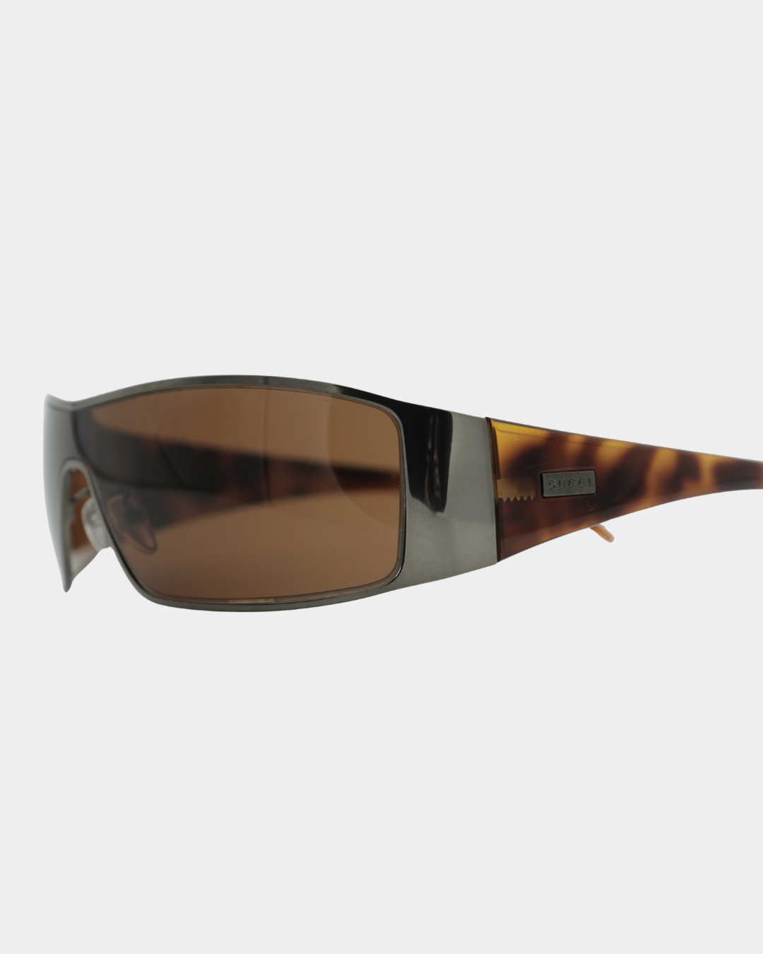 Gucci Tortoise Shield Sunglasses