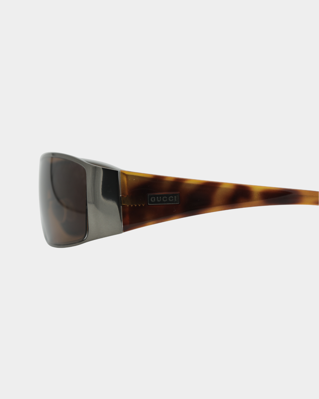 Gucci Tortoise Shield Sunglasses