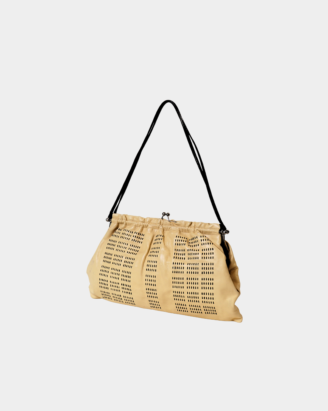Miu Miu Cream Kisslock Bag