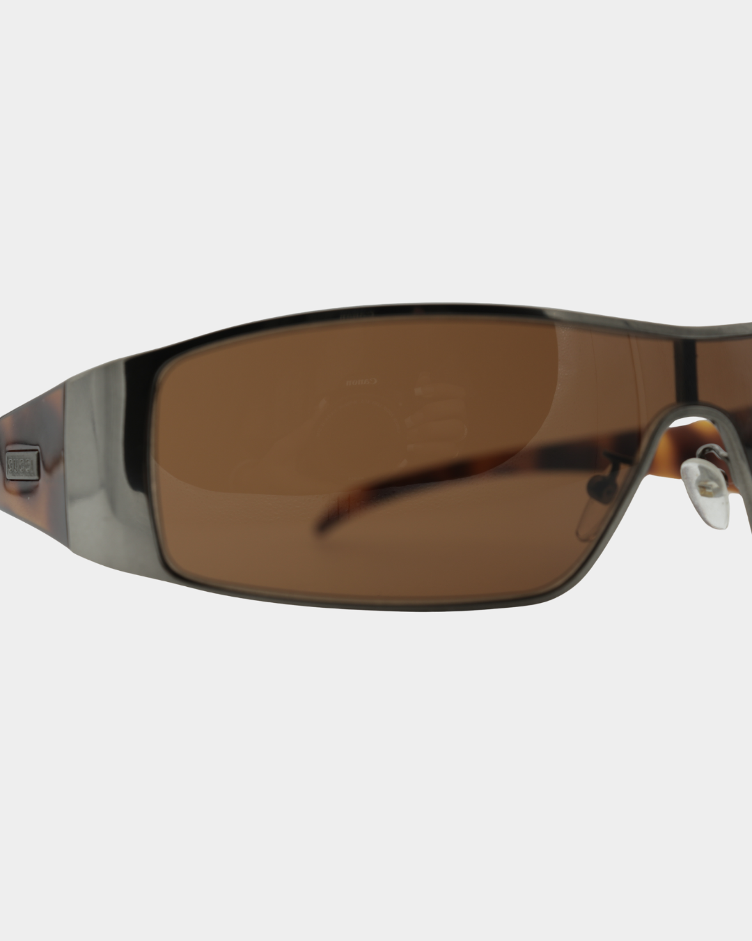 Gucci Tortoise Shield Sunglasses