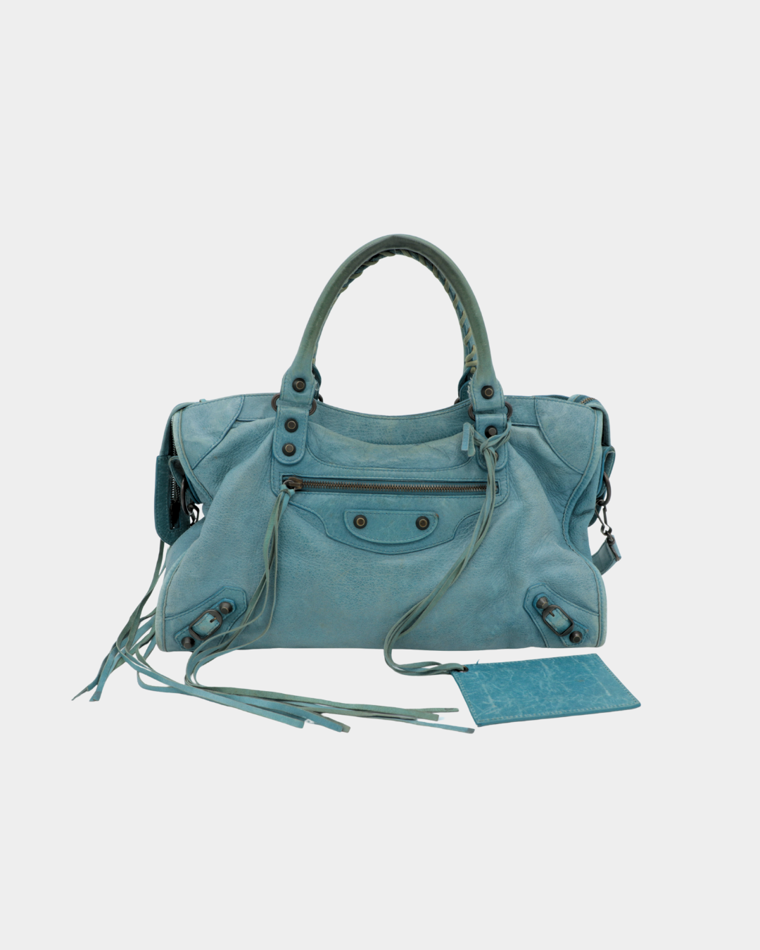 Balenciaga 2007 Classic City Bag - Teal