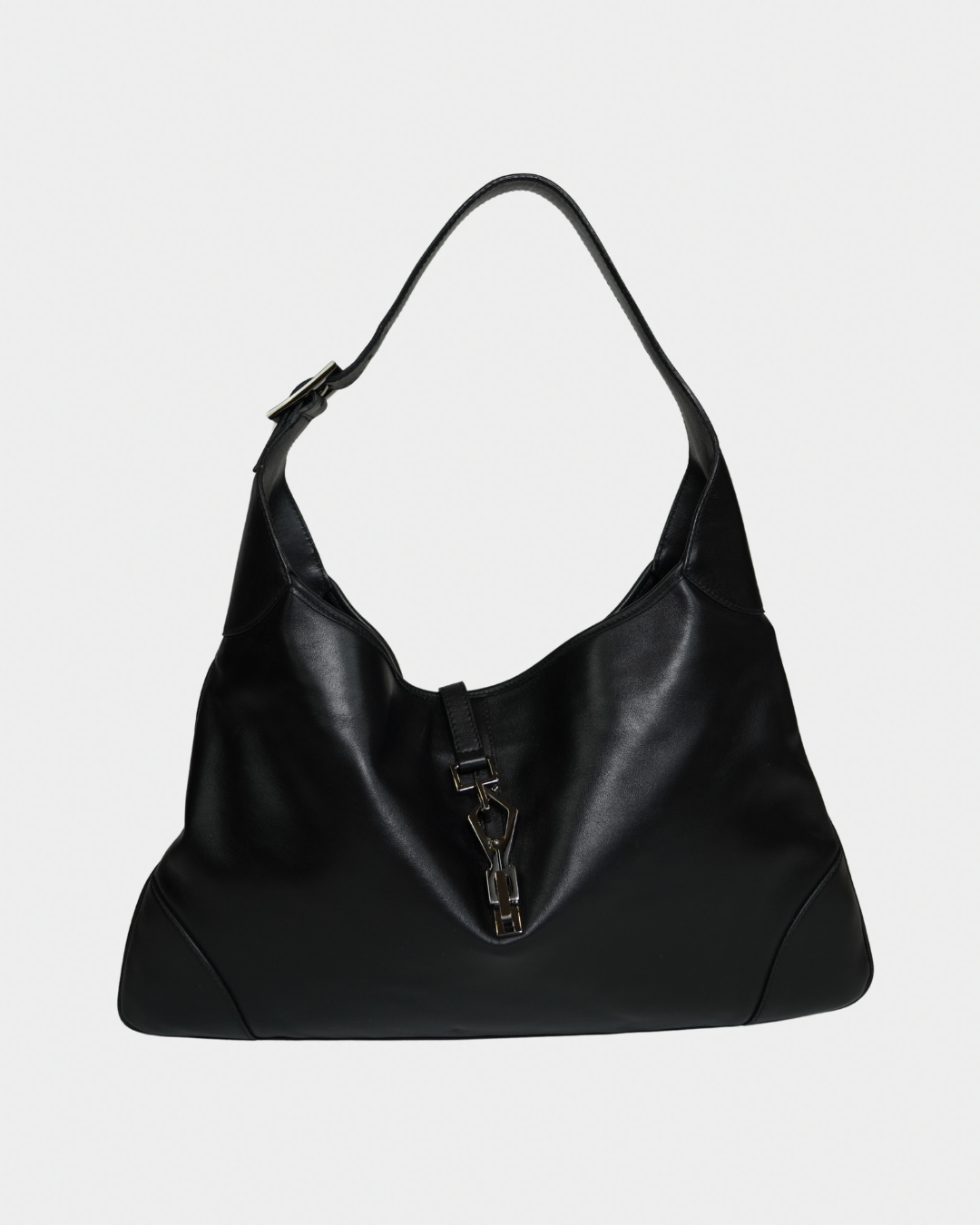 Gucci Leather Jackie O Hobo
