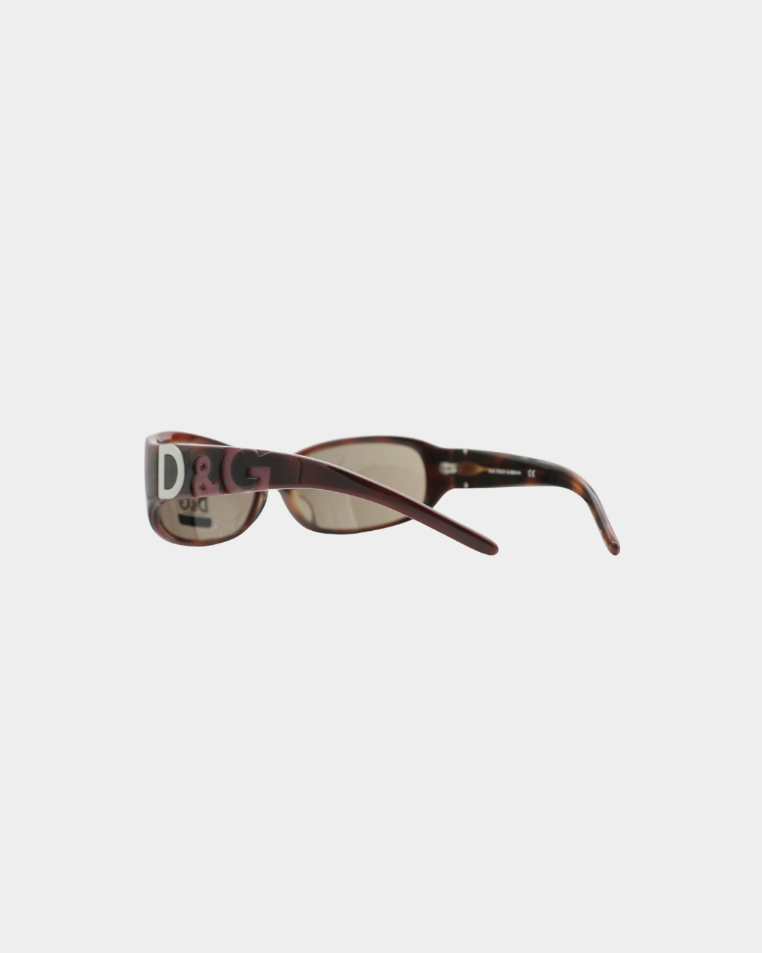 D&G Tortoise Silver Pink Logo Sunglasses