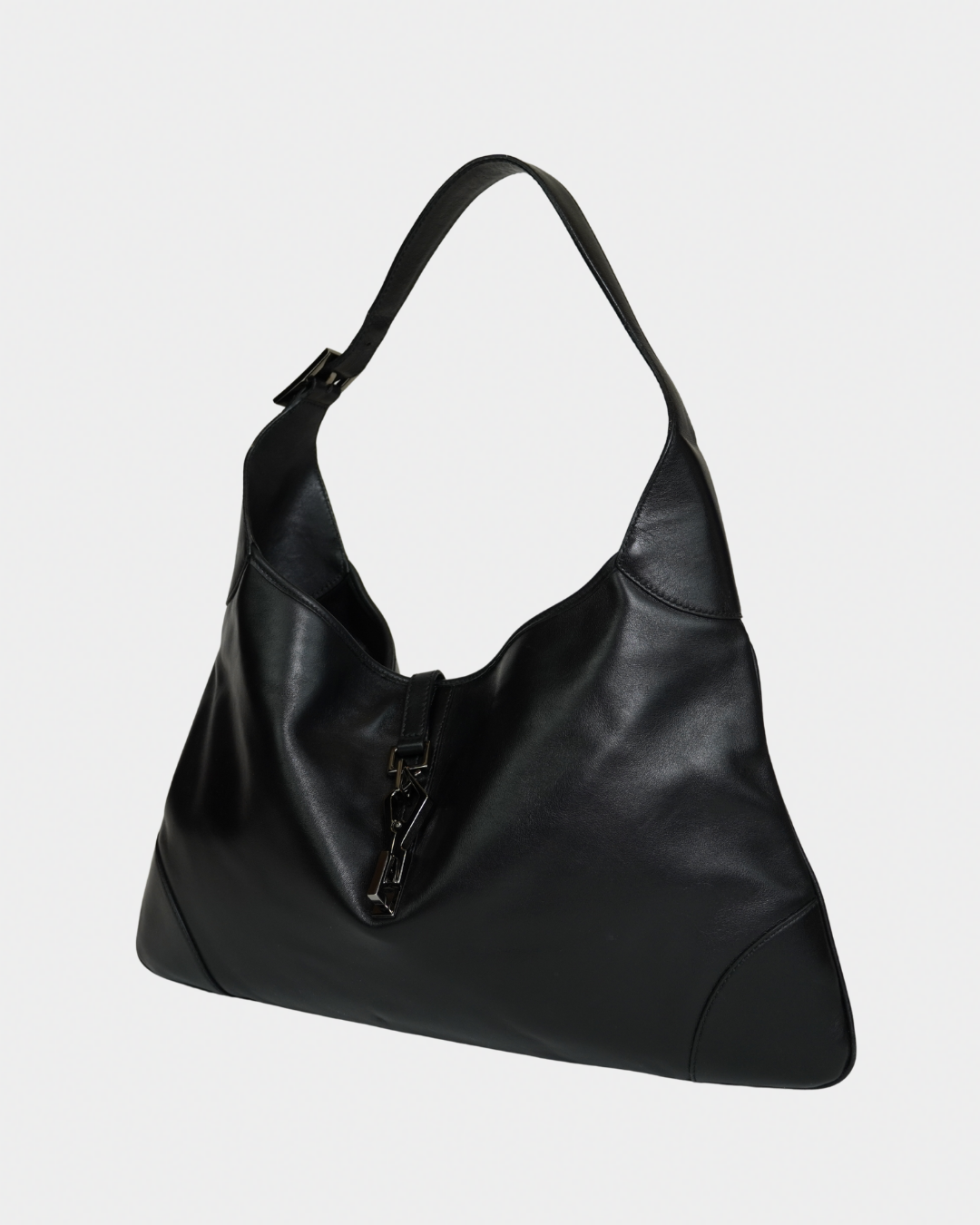 Gucci Leather Jackie O Hobo