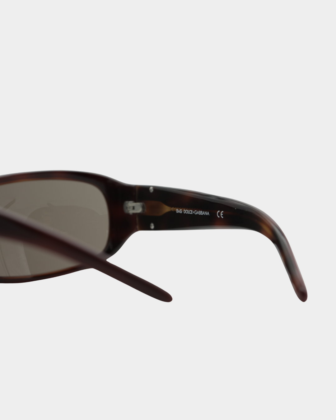 D&G Tortoise Silver Pink Logo Sunglasses