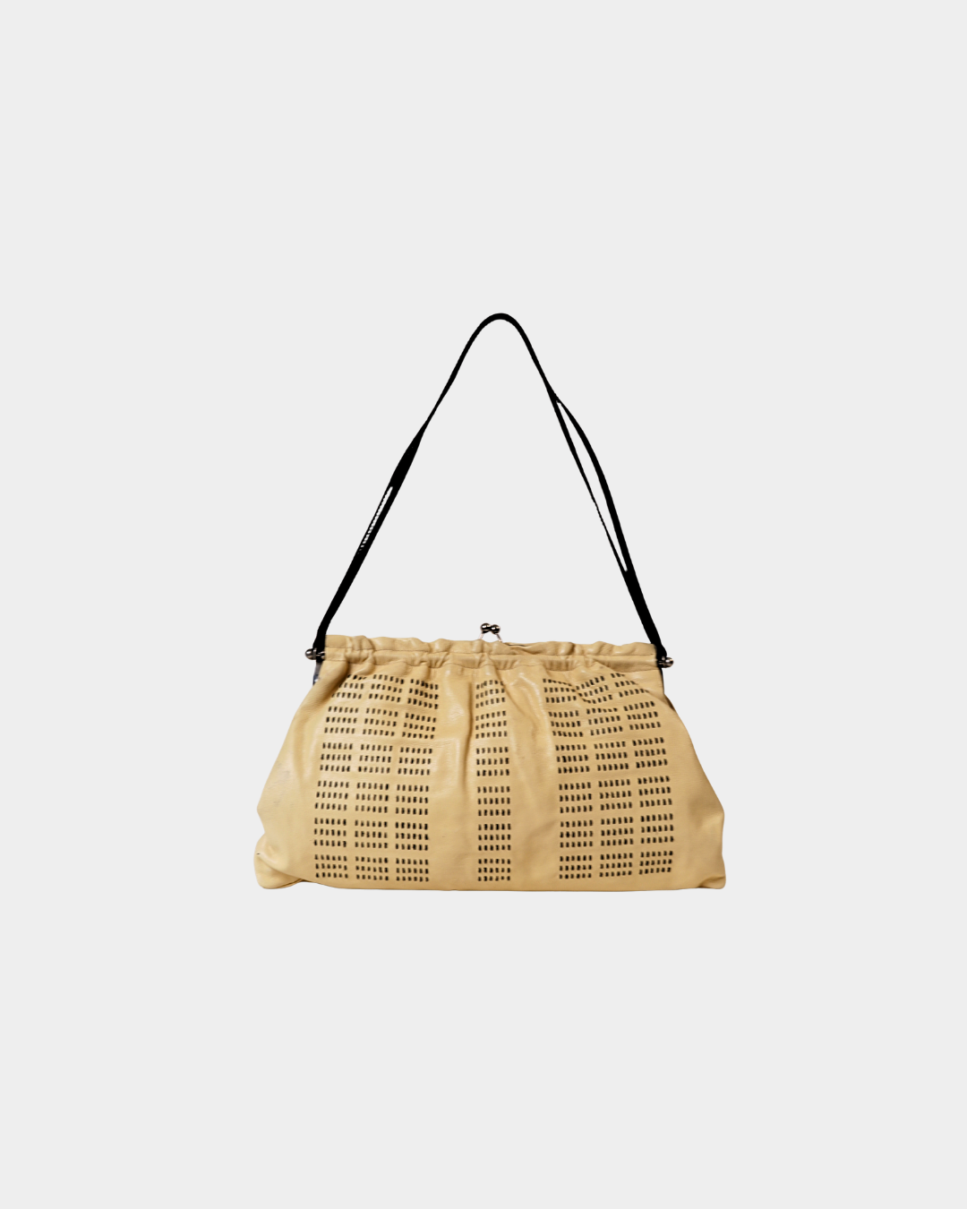 Miu Miu Cream Kisslock Bag