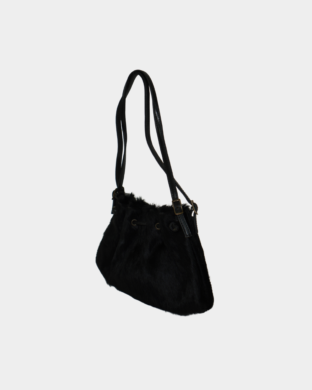Black Pony hair Shoulder Bag