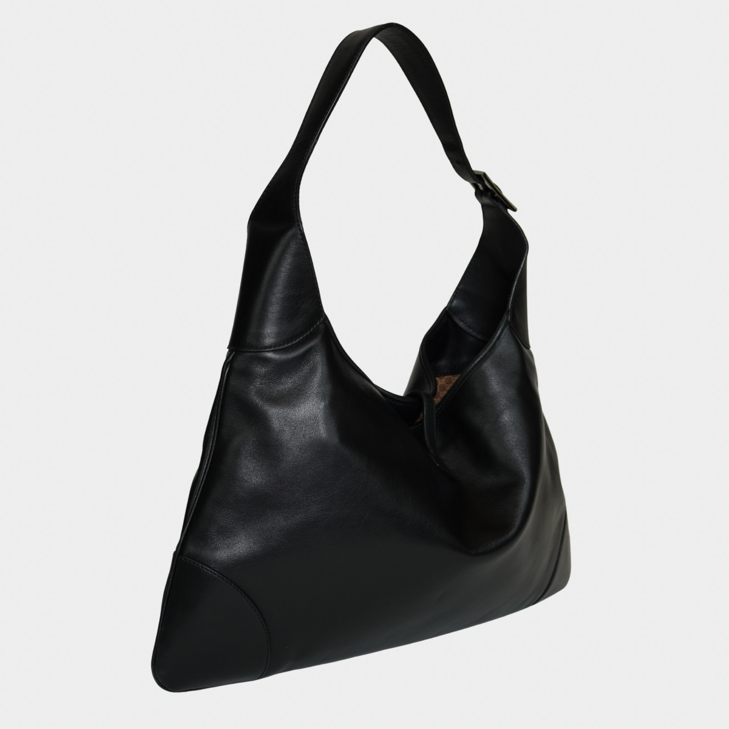 Gucci Leather Jackie O Hobo