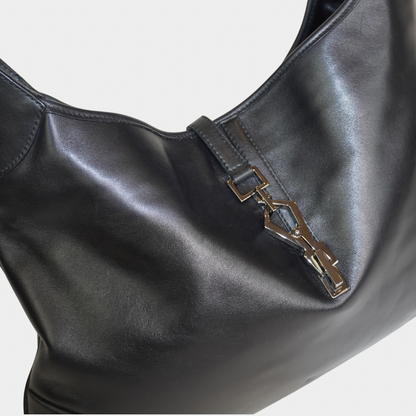 Gucci Leather Jackie O Hobo