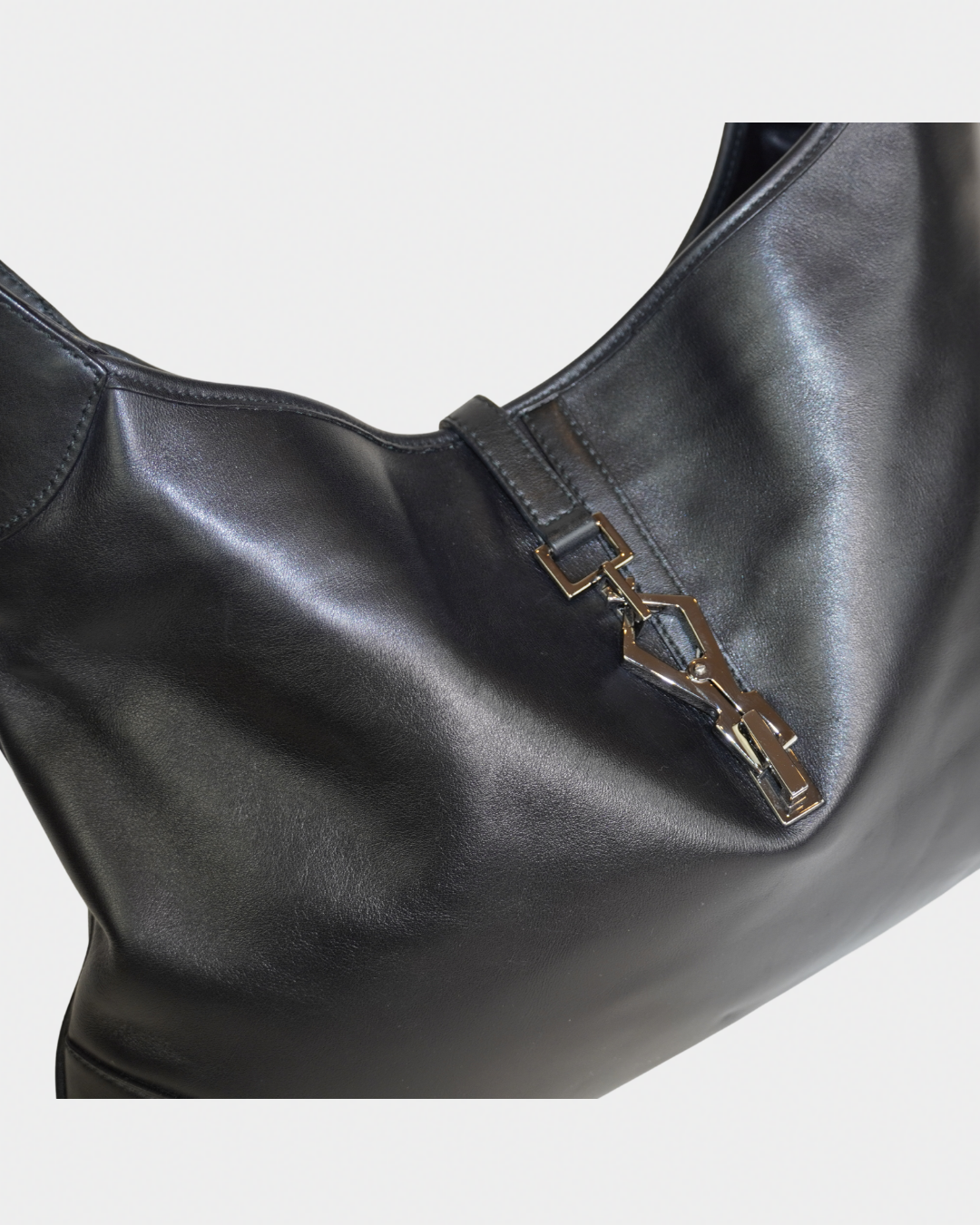 Gucci Leather Jackie O Hobo
