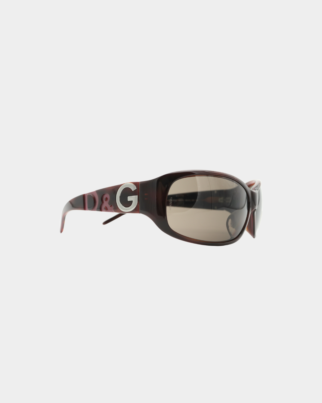 D&G Tortoise Silver Pink Logo Sunglasses