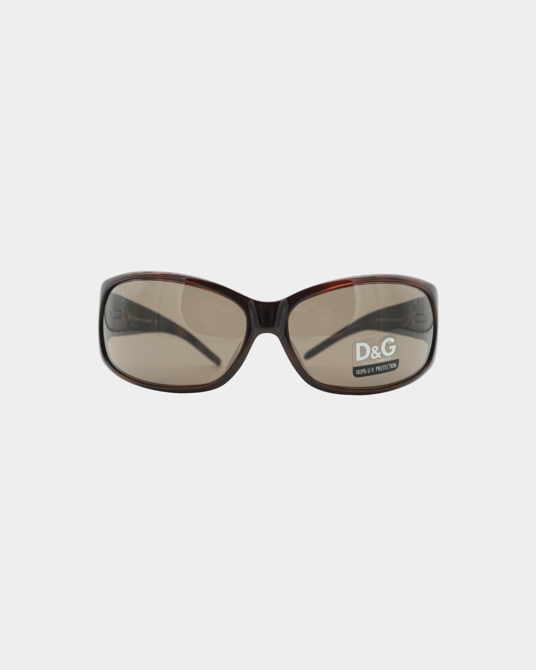 D&G Tortoise Silver Pink Logo Sunglasses