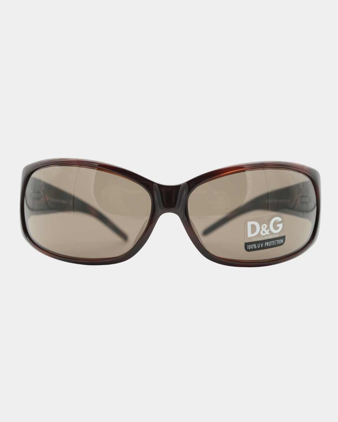 D&G Tortoise Silver Pink Logo Sunglasses