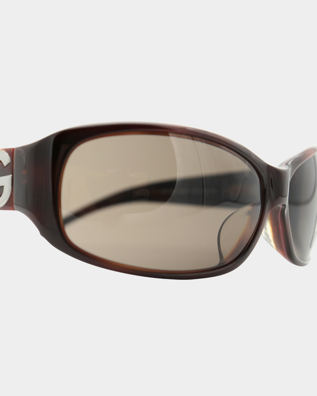 D&G Tortoise Silver Pink Logo Sunglasses