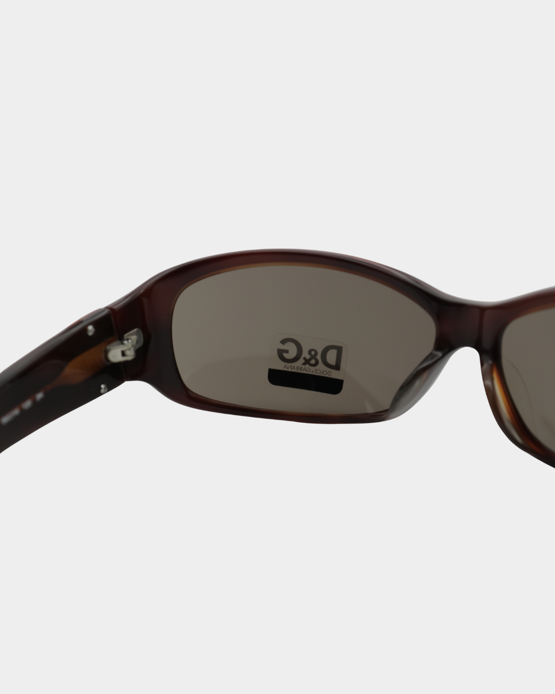 D&G Tortoise Silver Pink Logo Sunglasses