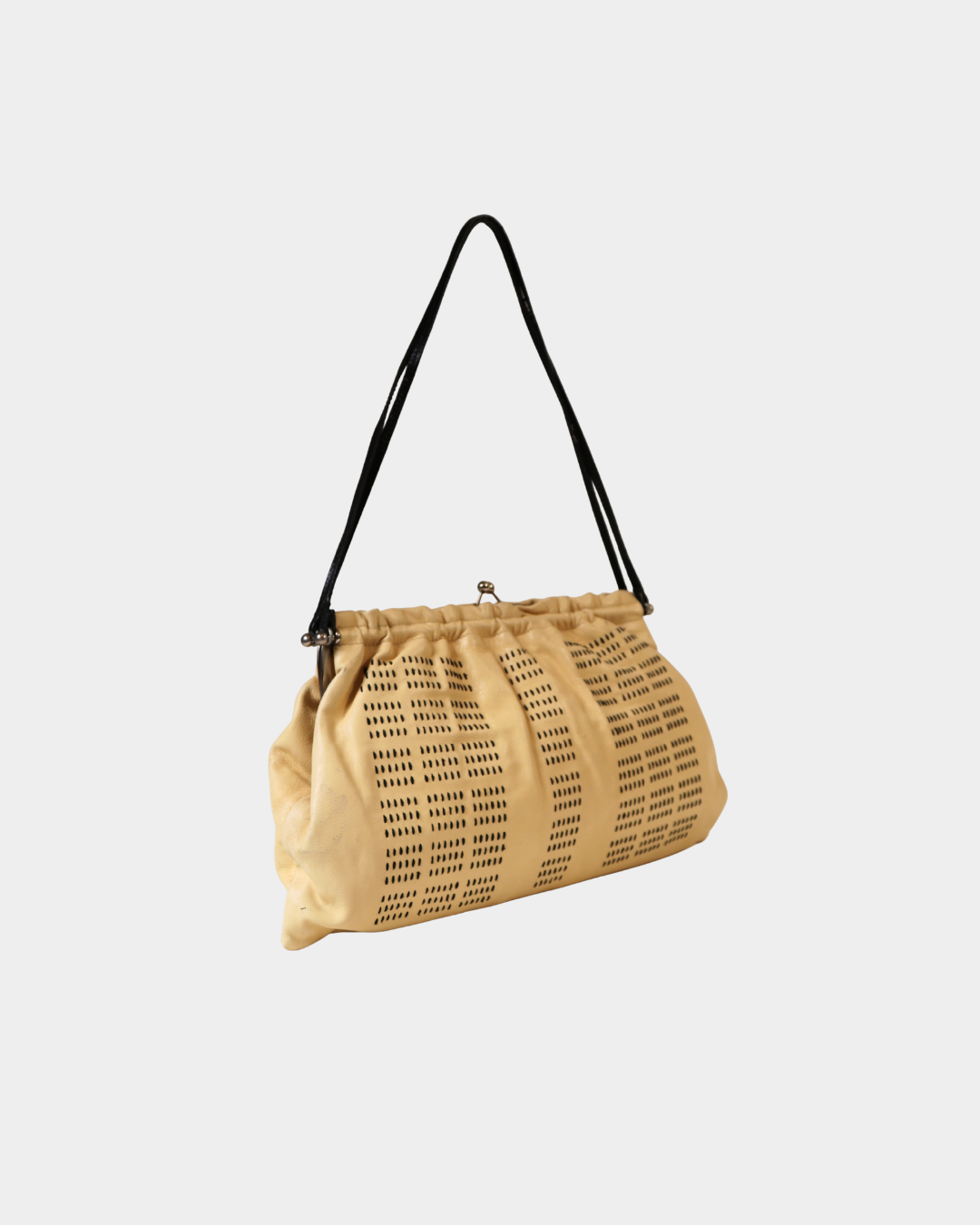 Miu Miu Cream Kisslock Bag