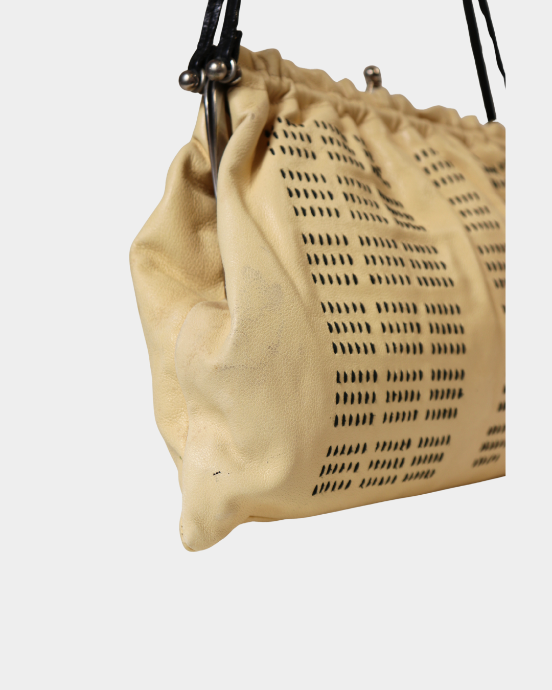 Miu Miu Cream Kisslock Bag